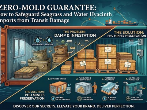Zero-Mold Guarantee: How to Safeguard Seagrass and Water Hyacinth Imports from Transit Damage